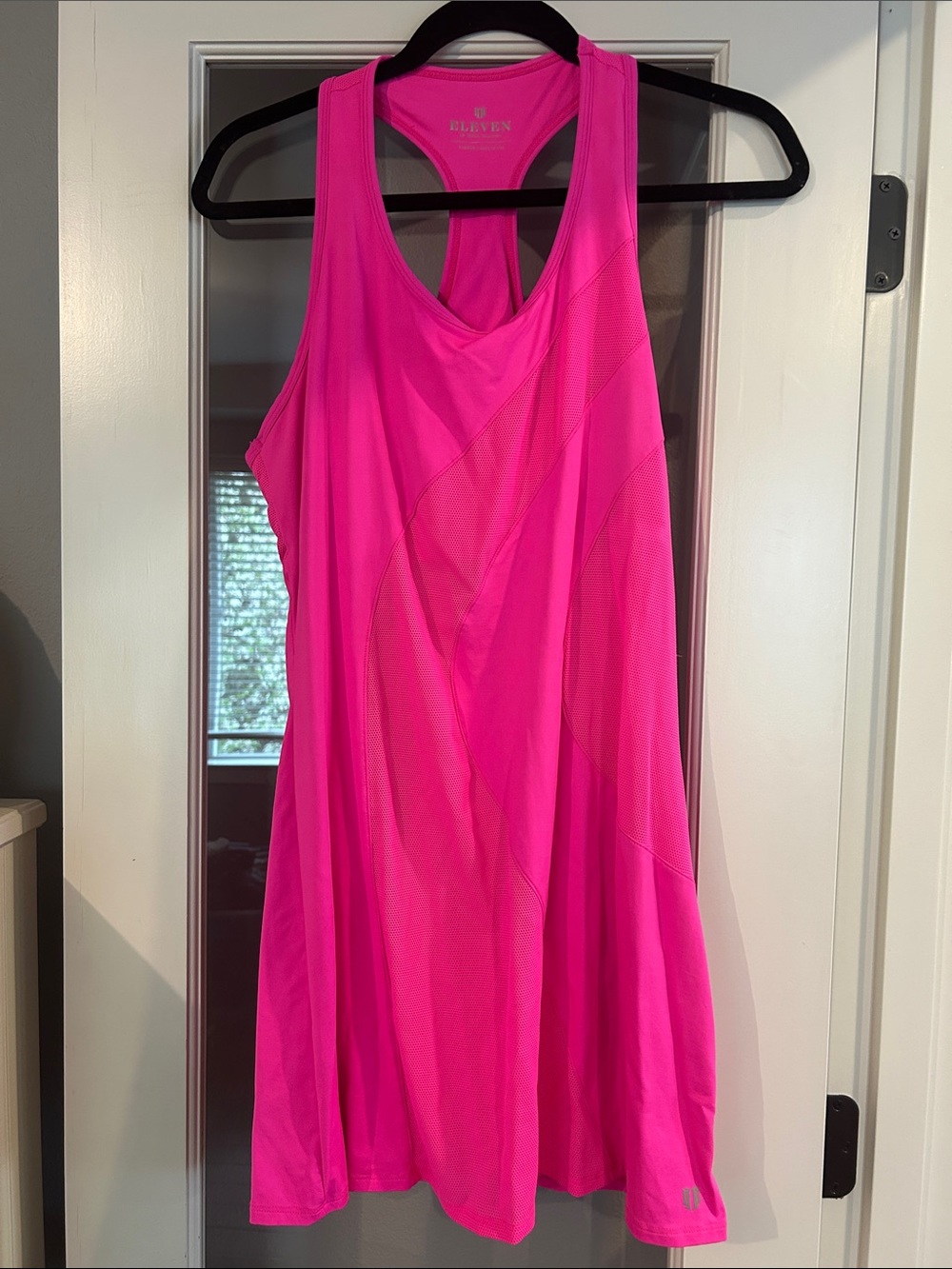 EleVen by Venus Williams Hot Pink Racerback Mini Dress